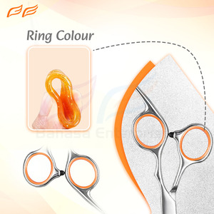 Ciseaux de coiffure professionnels OEM emballage personnalisé lame de rasoir en acier inoxydable avec pointe pointue salon pour usage personnel - Product Image 2