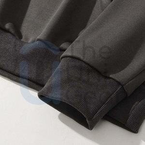 Sudadera con capucha Unisex de algodón 100% con estampado de letras personalizadas, patrón sólido, para exteriores, para interiores, informal, para parejas de invierno, UNI GEAR - Product Image 2