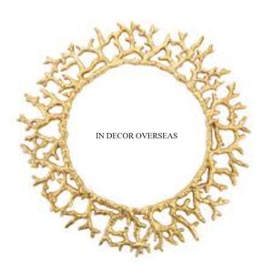 Placa de cargador de diseñador único con recubrimiento en polvo de Color blanco de Metal de calidad superior con bordes chapados en oro Suministro de accesorios de boda - Product Image 5