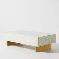 Table basse en incrustation d'os au design moderne pour salon, chambre à coucher, hôtel ou appartement, nouveauté