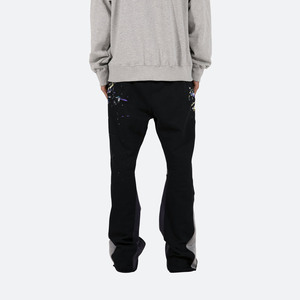 Pantalones Deportivos de Hombre Estilo Vintage Ecológicos Personalizados 2026, Pantalones de Chándal con Corte de Campana y Cierre con Cordón - Product Image 3