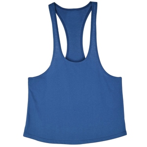 Camiseta sin mangas de algodón puro popular 2026 para hombre, cuello redondo, holgada, de color liso, para fitness y deportes de verano - Product Image 6