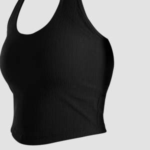 Top Deportivo Negro con Tirantes, Ajustable y Suave, para Yoga y Ejercicio, con Estampado - Product Image 3