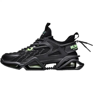 Zapatos negros de moda, nuevos, informales, para caminar, zapatillas deportivas para hombre, transpirables, para correr, de caña alta, estilo urbano. - Product Image 2