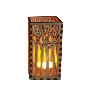 Lanterne à bougie décorative en bois et en acier inoxydable de conception établie pour la décoration de la maison mariage nouvelle arrivée disponible ici - Product Image 4
