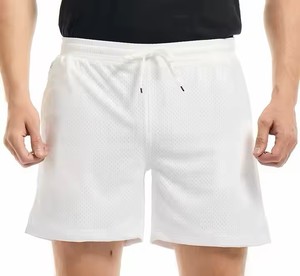 Pantalones cortos de entrenamiento para hombre 100% algodón orgánico de calidad superior Casual Running Gym Shorts con cordón de cintura media precio barato - Product Image 1