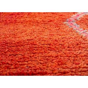 Tapis en laine noués à la main Nuray, motif géométrique rouge et orange, pour salon, couloir, 9x12 rectangulaire, tapis Jaipur US-Pae-4562 - Product Image 3