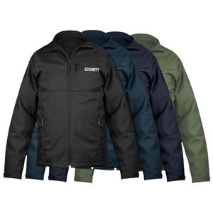 Chaqueta de Seguridad Impermeable y Cortavientos, Chaqueta Softshell Negra para Hombre y Mujer, Ropa de Trabajo para Exteriores, OEM - Product Image 1