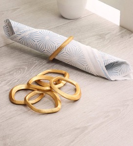 Metal Napkin Ring & Tissue <b>Paper</b> Towel Dispenser Dining Table Decor Accessory for <b>Kitchen</b> Restaurant Hotel or Office - Product Image 1