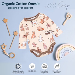 Mono liso para bebé minimalista y versátil de una pieza para jugar, la hora de la siesta o las salidas - Product Image 1