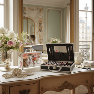 Valigetta per il Trucco Paris Fashionista - Organizzatore Elegante e Alla Moda per Strumenti e Set - Product Image 3