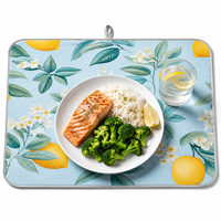 Sous-verre rectangulaire personnalisé en liège imprimé, tapis de table personnalisé pour la décoration de la maison et des restaurants