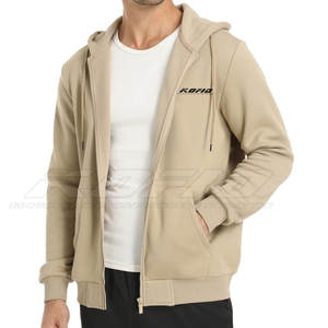 Sudadera con capucha para hombre con cremallera completa, ligera, informal, para deporte y estilo urbano - Product Image 3