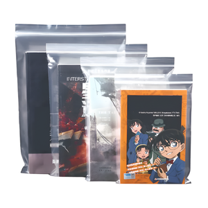 Plastic Bag With Zipper Clear Zip Best Quality Black Translucent Zipper Bag Zipper Bag <b>Packaging</b> Food - Product Image 3