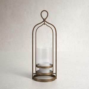 Support de bougie chauffe-plat de Noël fait main de style nouveau, élégant, en acier inoxydable, en forme d'arbre, support de bougie suspendu pour - Product Image 1