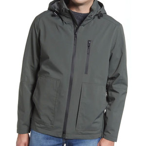 Veste coupe-vent à manches longues personnalisée pour hommes, caractéristiques coupe-vent respirantes, matériau polyester/coton prêt pour l'hiver, taille haute - Product Image 5