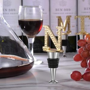 Gold Letter N Prosecco <b>Wine</b> Bottle Stopper Reusable Leak-Proof Accessory With Keep-Fresh Standard Gift for <b>Wine</b> Lovers - Product Image 2