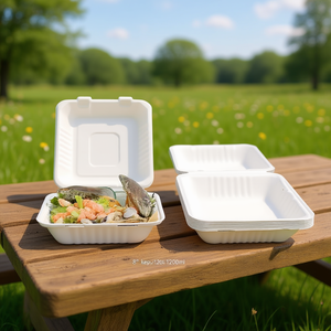 Contenitore per Pranzo Usa e Getta da 8 Pollici, Capacità 1200ml - Product Image 3