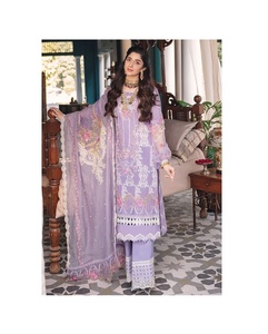 Imprimé pelouse Collection été chemise robe nouveau manches longues pakistanais Shalwar Kameez indien chemise robe femmes - Product Image 1