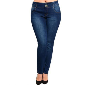 Pantalones Vaqueros de Mezclilla para Mujer, Cintura Media, Corte Recto, con Cordón Ajustable, para Uso Diario en Invierno, Estilo Casual y Elegante, Marca KATBROS INDUSTRY - Product Image 2