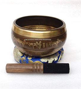 Cuencos de latón hechos a máquina tibetana, artesanías de metal usadas para yoga y meditación, precio barato - Product Image 2