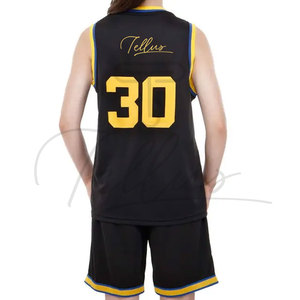 Ensemble de basketball pour enfants, uniformes, kits, design respirant, maillot de basketball universitaire, tenues de sport pour l'entraînement d'équipe - Product Image 1