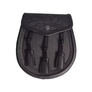 Robe en fourrure de lapin de couleurs unies sur mesure de haute qualité Sporran avec sacs Sporran Produit de qualité supérieure fabriqué - Product Image 2