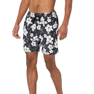 Shorts de sport pour hommes à motif uni, imprimés, respirants, anti-transpiration, pour la course et la gym - Product Image 1