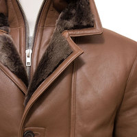 Chaqueta de Cuero Vacuno para Hombre, Diseño de Primera Calidad, Impermeable, Transpirable, Resistente al Viento, Cuello Alto, Estilo Urbano