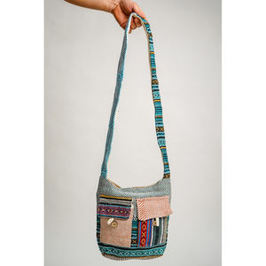 Proveedor indio de Sheeltex (India) Bolsos de mujer de algodón hechos a mano y bolsos de maquillaje con un solo mango a precio al por mayor - Product Image 1