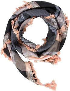 ผ้า100% คอตตอนแท้สไตล์ keffiyeh สำหรับใช้กลางแจ้งสไตล์ arafat kufiya สำหรับผู้ชายและผู้หญิง - Product Image 5