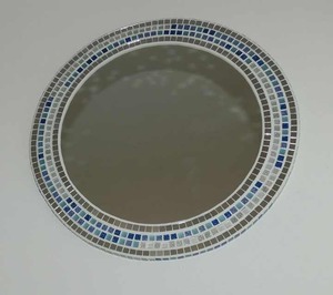 Nueva llegada moderno antiguo hecho a mano mosaico Marco de espejo de madera forma personalizada para la pared decoración de la sala de estar precio al por mayor India - Product Image 2