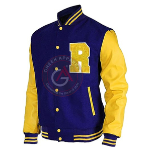Chaquetas de equipo de béisbol deportivas hechas a medida con precio al por mayor, chaqueta universitaria para niños con letras, chaqueta estampada con logotipo personalizado - Product Image 4