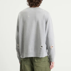 Oversized Unisex Sweatshirt Cotton <b>Pullover</b> <b>Men</b> Women Casual Streetwear Solid Soft Fleece Spring Eco-Friendly Custom Logo - Product Image 5