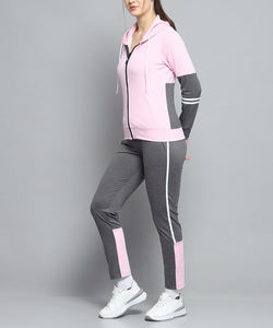 Conjunto de chándal de dos piezas para mujer, Conjunto de jogging informal con Sudadera con capucha y pantalones de chándal - Product Image 2