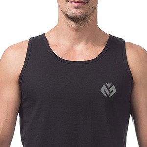 Servicio OEM/camiseta sin mangas muscular transpirable Camiseta sin mangas de algodón de alta calidad para hombres - Product Image 6