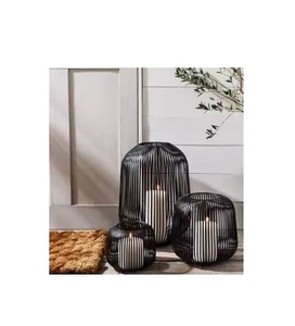 Offre Spéciale de mariage européen plaqué fer noir bougeoir ensemble fait à la main écologique moderne personnalisable décoration de la maison - Product Image 4
