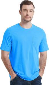 Col rond demi épaule t-shirts pour hommes été 2025 chemises hommes chiffons en vrac Stock goutte épaule surdimensionné hommes T-Shirts - Product Image 3