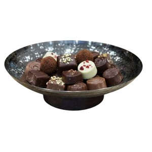 High Quality Hammered Stainless Steel Metal <b>Chocolate</b> Serving Bowl Elegant Candy Dish & Platter For <b>Wedding</b> & Home Decor - Product Image 4