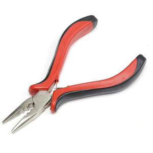 Micro anneaux perles pince d'enlèvement de lien professionnel multi-outils pince d'extension de cheveux outils pince à pointe courbée en acier inoxydable - Product Image 2