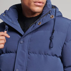 Nueva chaqueta acolchada ligera de alta calidad 2026 fabricada en Pakistán, chaqueta acolchada azul de estilo informal para exteriores para hombres - Product Image 5