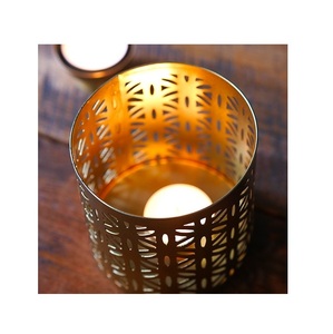 Meilleure vente de photophore de table en métal support votif pour la maison et le mariage décoration de fête et fournitures de cadeaux - Product Image 1