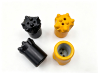 Forets de perçage de roche de haute qualité et durables à 7 boutons, 32mm-41mm, en acier forgé à haute teneur en manganèse pour marteau-piqueur et outil de forage de roche