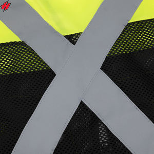 Vente en gros gilet de travail personnalisé pas cher veste sans manches multi-poches trafic construction sécurité gilet réfléchissant - Product Image 2