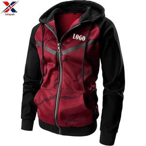 Sweat à capuche classique en molleton zippé, hiver, 100% coton, coupe confortable, unisexe, adultes, logo de marque personnalisé, prix de gros d'usine élégant - Product Image 1