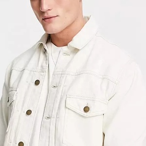 Nouvelle mode de vêtements de printemps veste décontractée vierge en denim pour hommes vestes en denim de grande taille pour hommes - Product Image 3