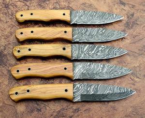 Couteau à désosser à lame fixe en acier Damas personnalisé fait à la main avec manche en bois d'érable et os pour la chasse, utilisation par les chefs, support OEM - Product Image 4