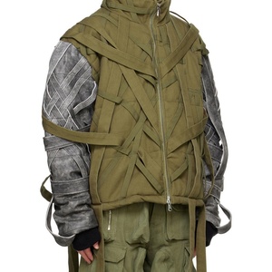 Chaquetas de Forro Extra Grandes de Diseñador de Moda Urbana Y2K para Hombre, Estilo Vintage Informal de Invierno, Chaquetas Góticas Hip Hop - Product Image 6