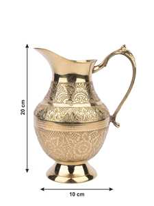 เหยือกทองแดงโลหะทำด้วยมือดีไซน์แบบโบราณภาชนะใส่เครื่องดื่มหรูหราสำหรับบ้านห้องครัวและงานปาร์ตี้ - Product Image 5
