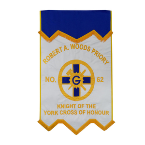 High Quality Masonic OES Banners Hat Crown <b>Flags</b> - Product Image 2